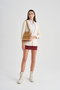 Lucky Bees Bolso Bandolera Camel y Crema